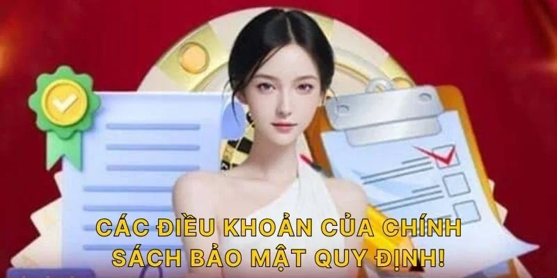 Các điều khoản của chính sách bảo mật quy định!