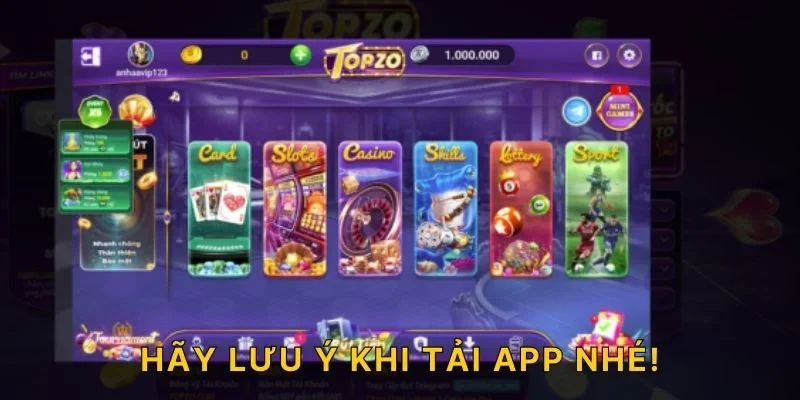 Hãy lưu ý khi tải app nhé!